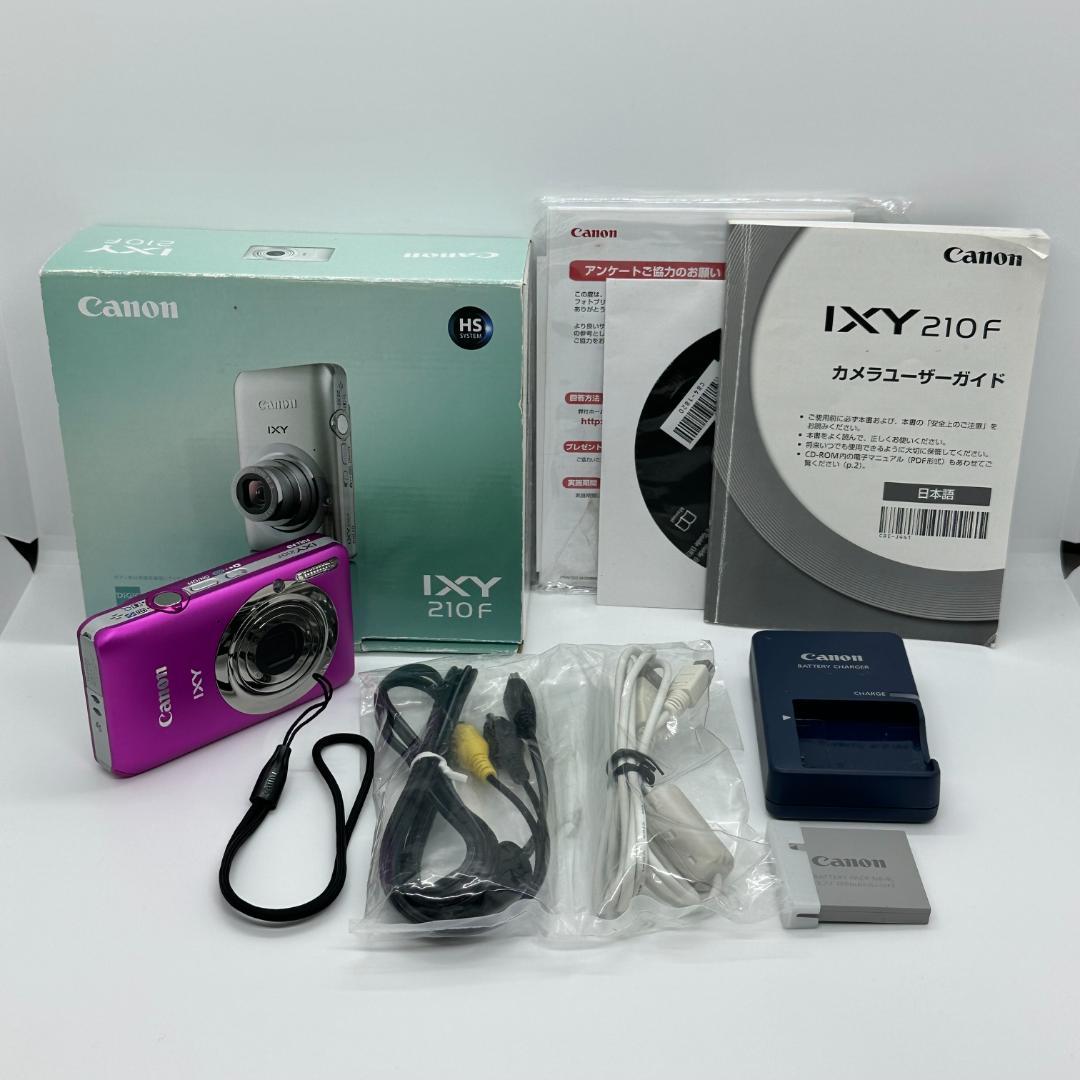 Canon IXY 210F デジタルカメラ キャノン デジカメ ピンク - メルカリ