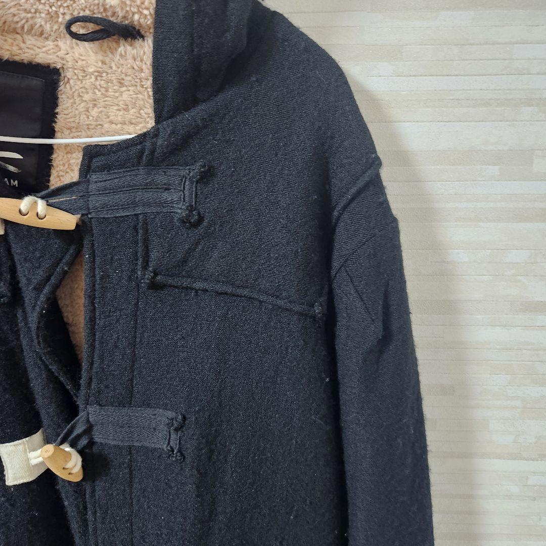 DENHAM デンハム ダッフルコート 裏起毛 ブラック - メルカリ