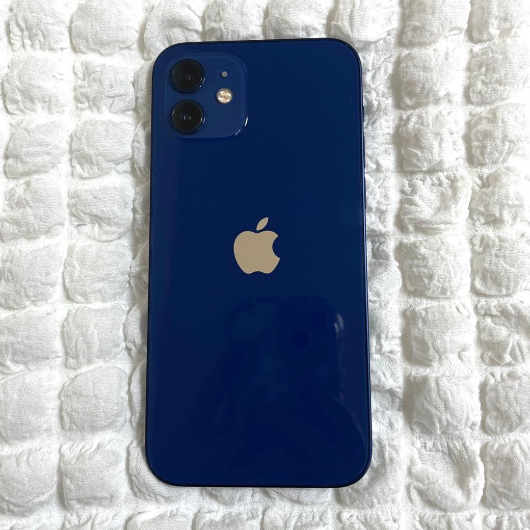 Apple iPhone12 本体 ブルー 128GB - メルカリ