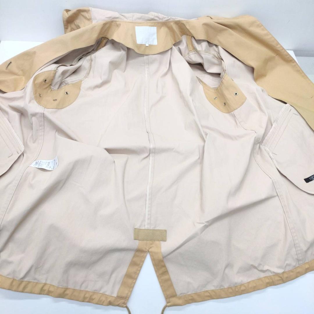 タグ付 23区 ヘリテージコレクション フード付コート 46 ベージュ 定価4万