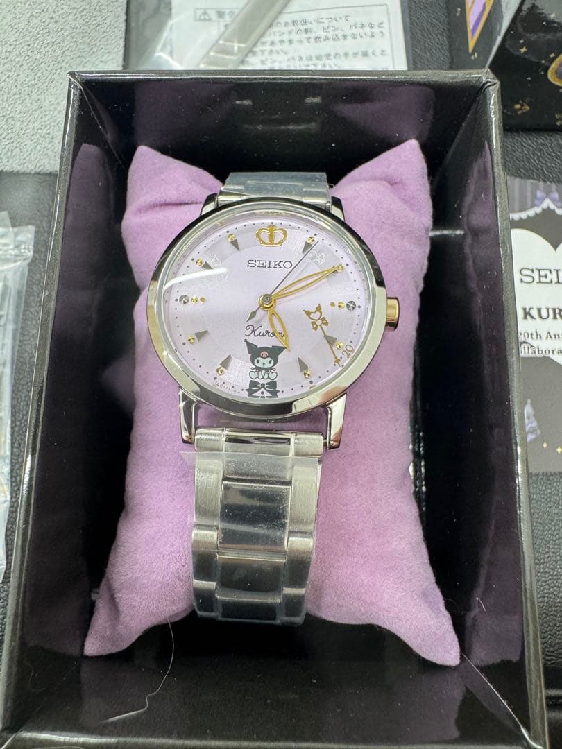 SEIKO Kuromi デザイン時計 コラボウォッチ クロミ 20周年 L - メルカリ