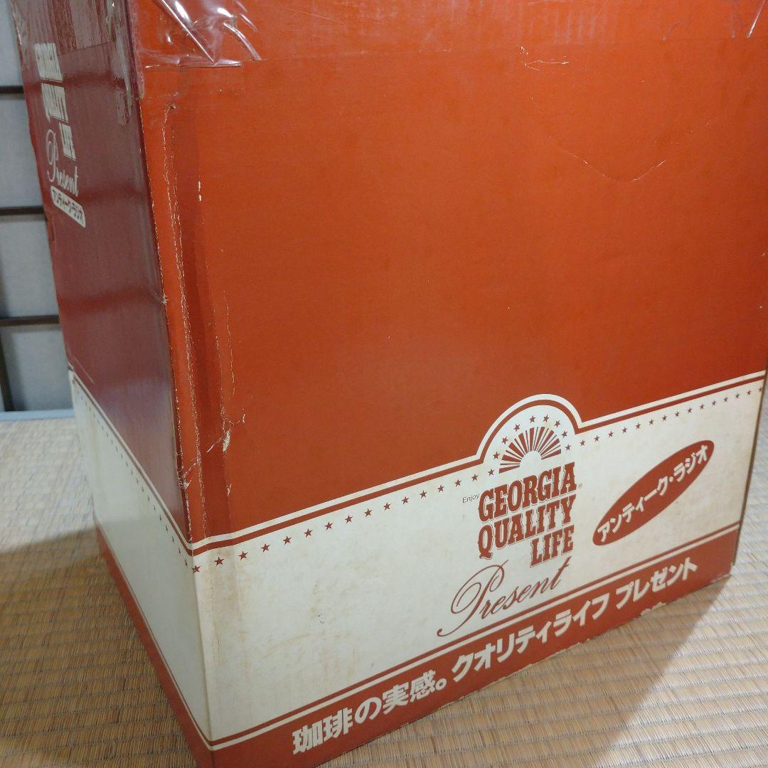 未使用品 ジョージア AM/FMラジオ 当選品 ノベルティ 木製 - メルカリ