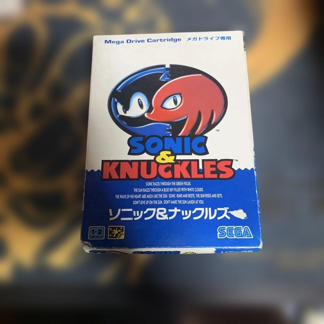 メガドライブ ソニック＆ナックルズ 箱説明書付き - メルカリ