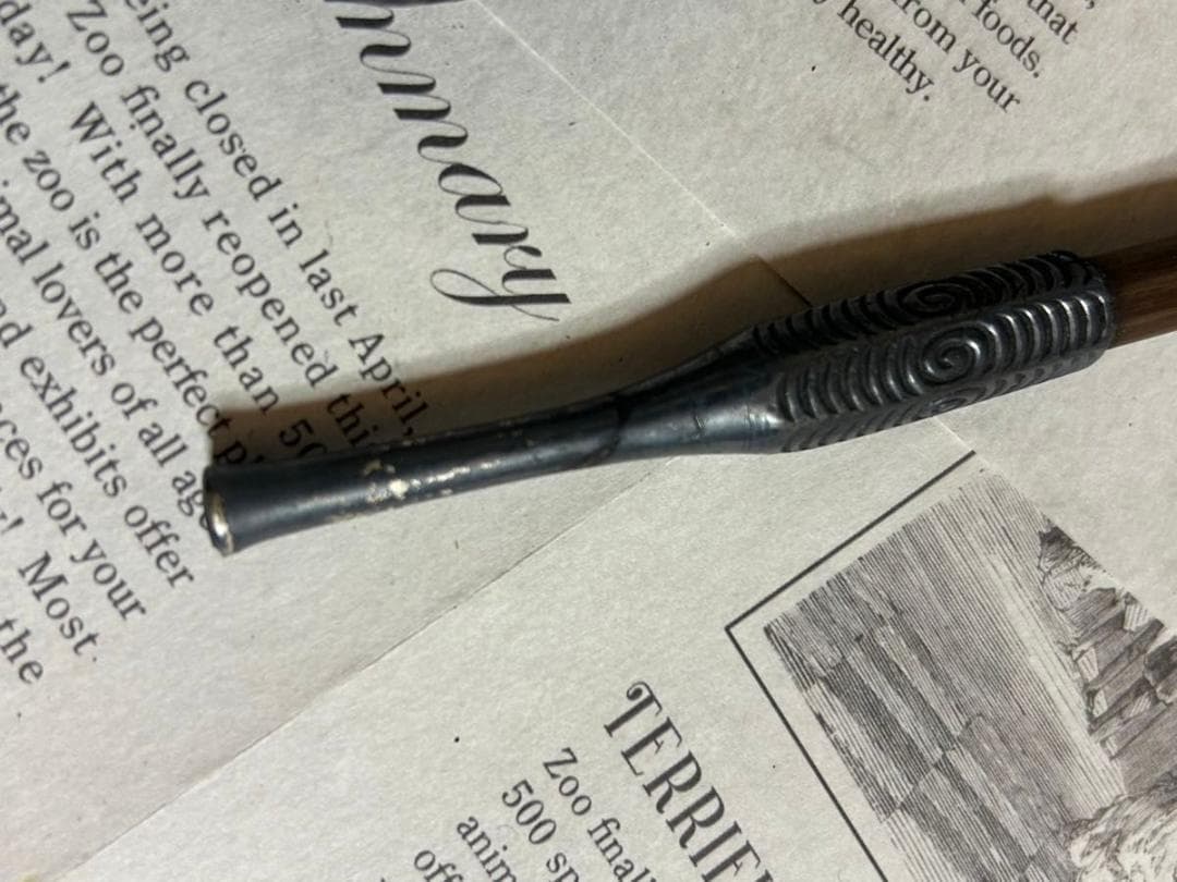 昭和のタバコ入れ 煙管入れ 材質不明 昭和レトロ キセル