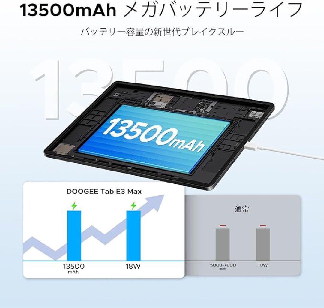 DOOGEE E3MAXタブレット 14インチHelio G100 4スピーカー - メルカリ