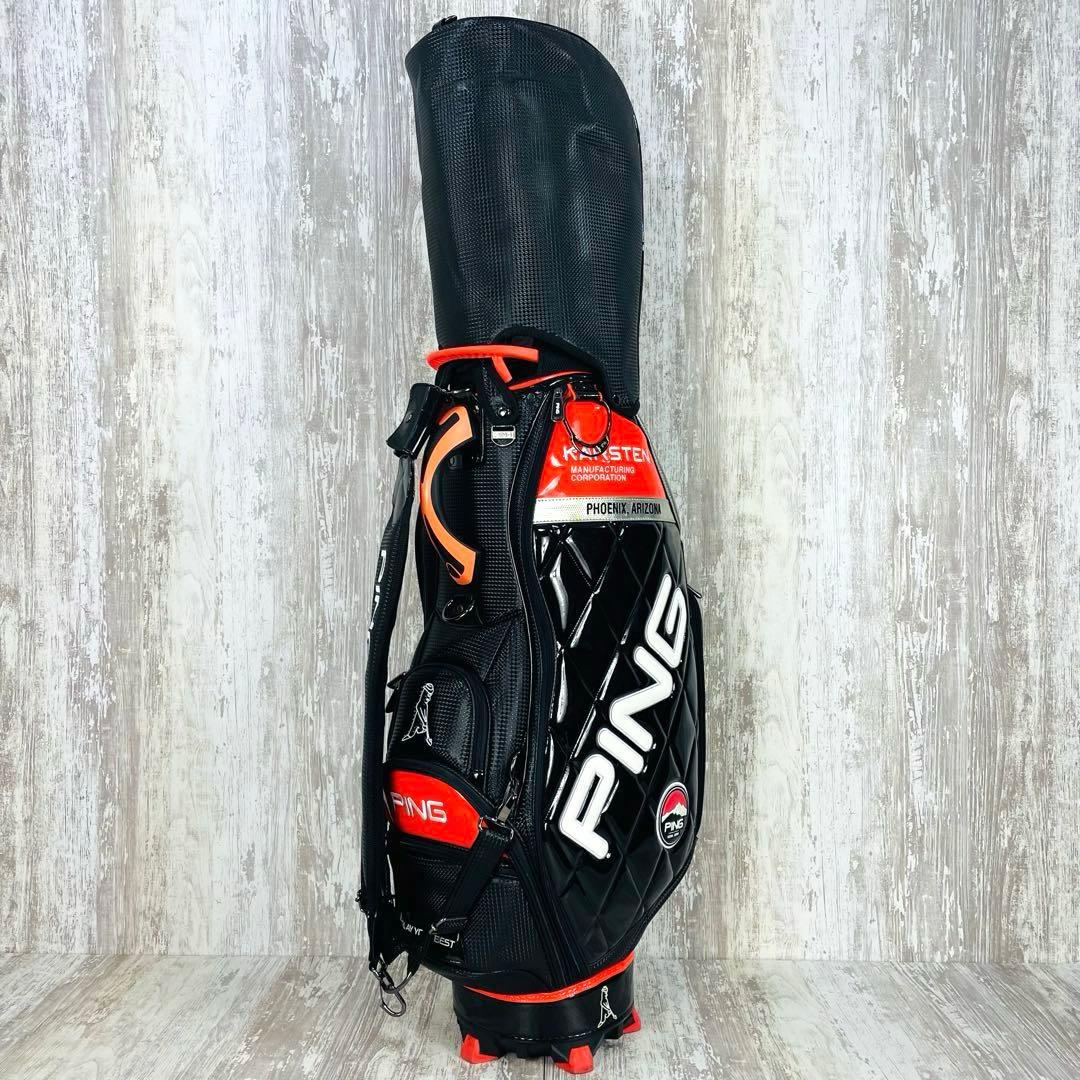 廃盤品】PING ピンMr. PING KARSTEN エナメルキャディバッグ - メルカリ