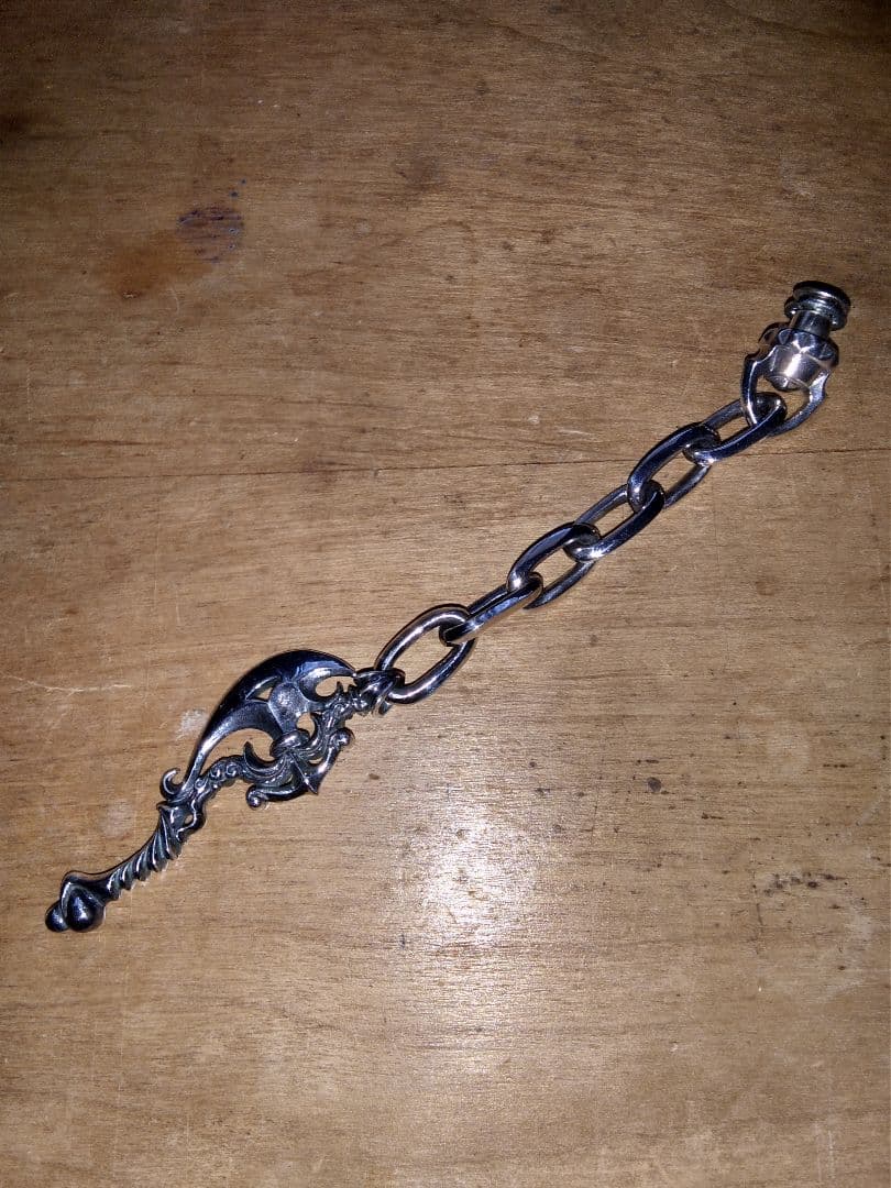 エネミー　ウォレットハンガー　シルバー925 クロスシルバーウォレットチェーン Sフック Enemy(エネミー