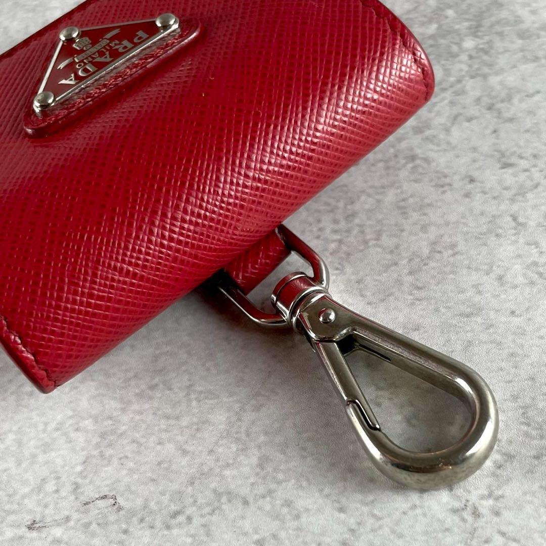 PRADA Near Mint Leather Earphone Case PRADA Near Mint Leather Case