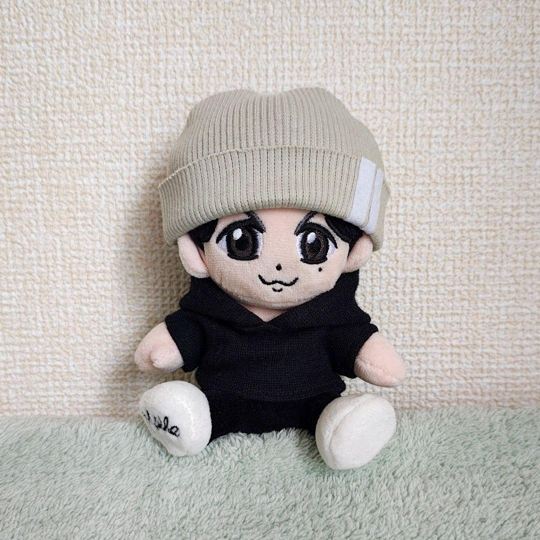 ちぃましゃ ニット帽 ブラック グレージュ福山雅治 帽子【オーダー受付