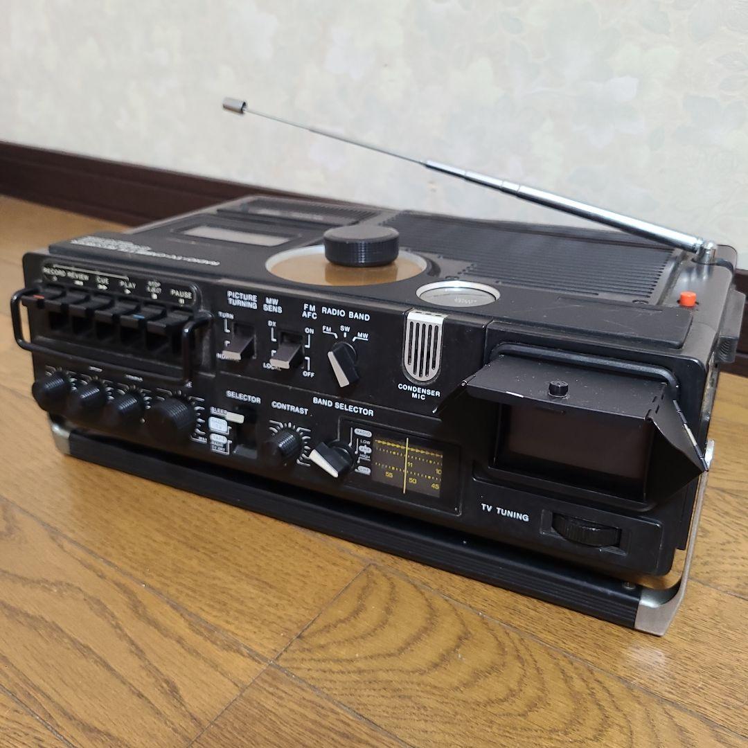 珍しい。ビクターラテカセ77 「昭和カセットテレビラジオ」ジャンク