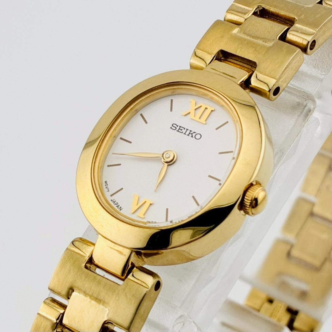 希少/電池交換済】SEIKO セイコー レディース腕時計 ゴールド - メルカリ