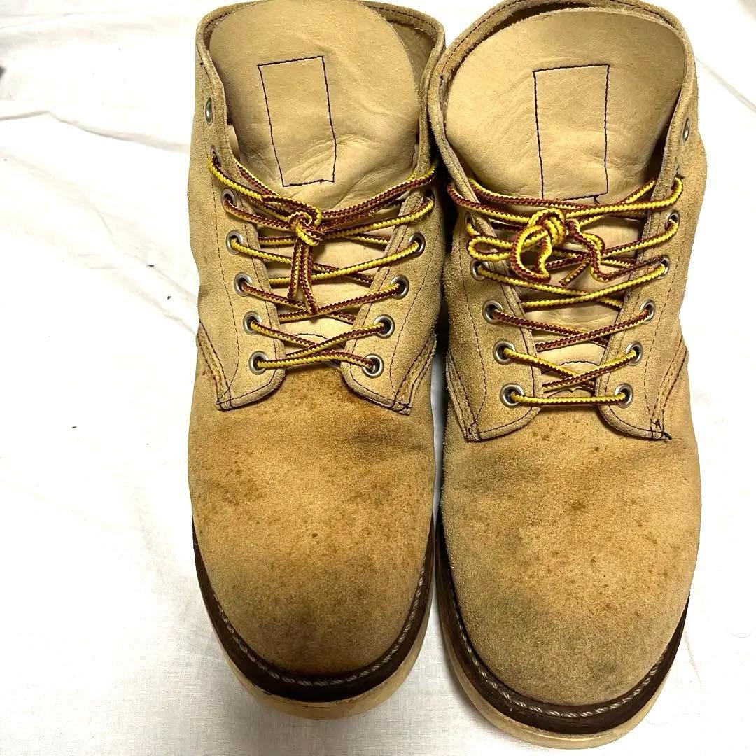 早い者勝ち‼︎ レッドウィング　ベージュ スエード ワークブーツ RED WING(レッドウィング) / BLACKSMITH/ワークブーツ/レースアップ