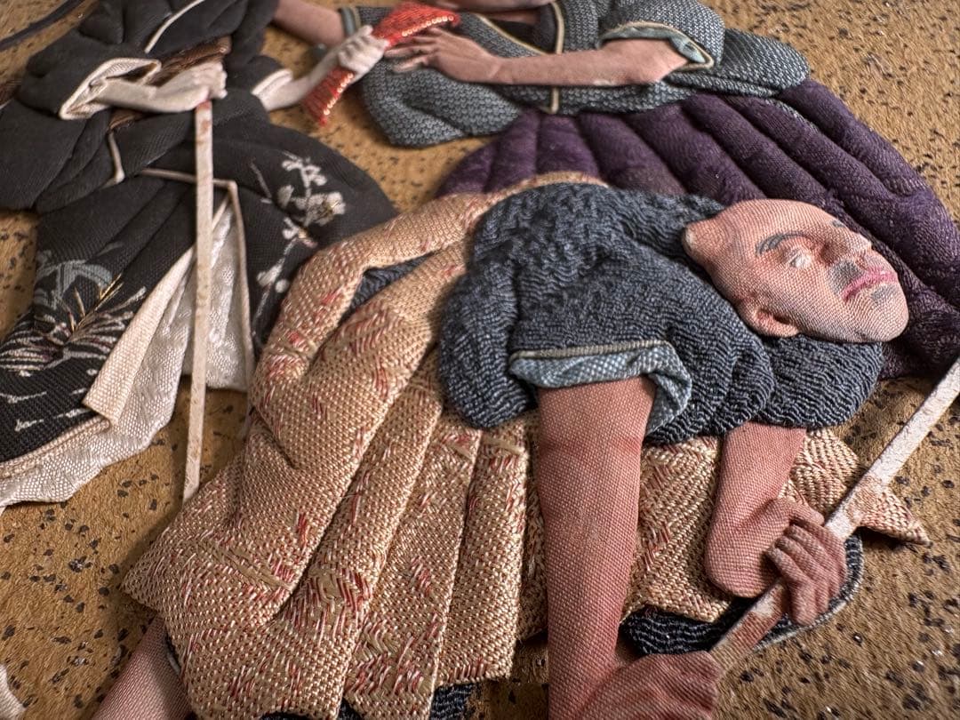 押し絵 江戸時代のおどろおどろしい様子