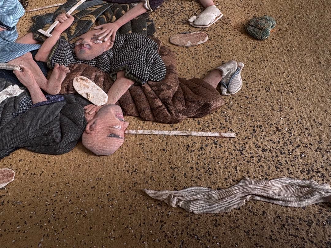 押し絵 江戸時代のおどろおどろしい様子