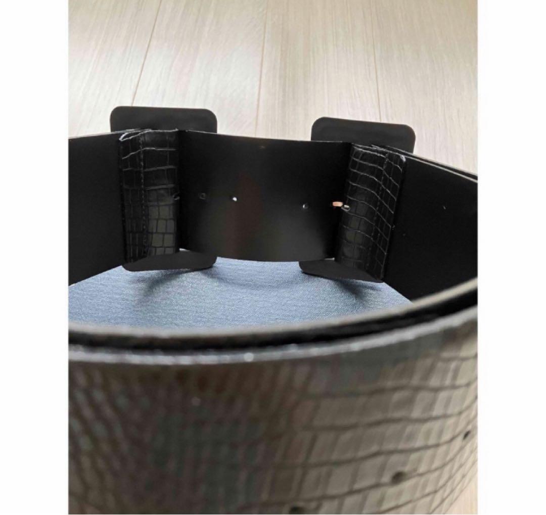 新品未使用 TOGA 2022年春夏コレクション ダブルバックルワイドベルト