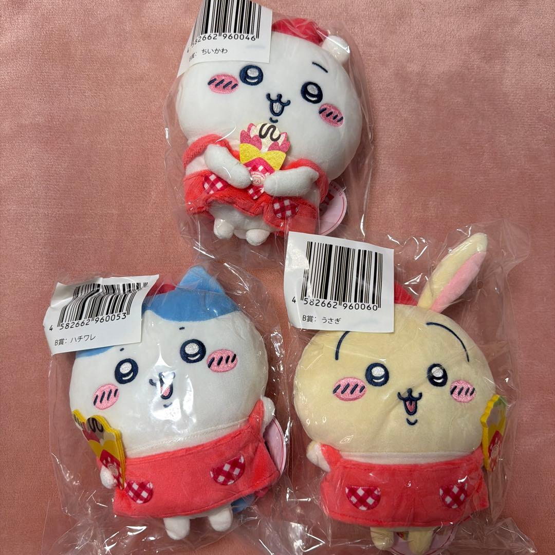 ちいかわクレープくじ B賞クレープ屋さんなぬいぐるみS ハチワレ