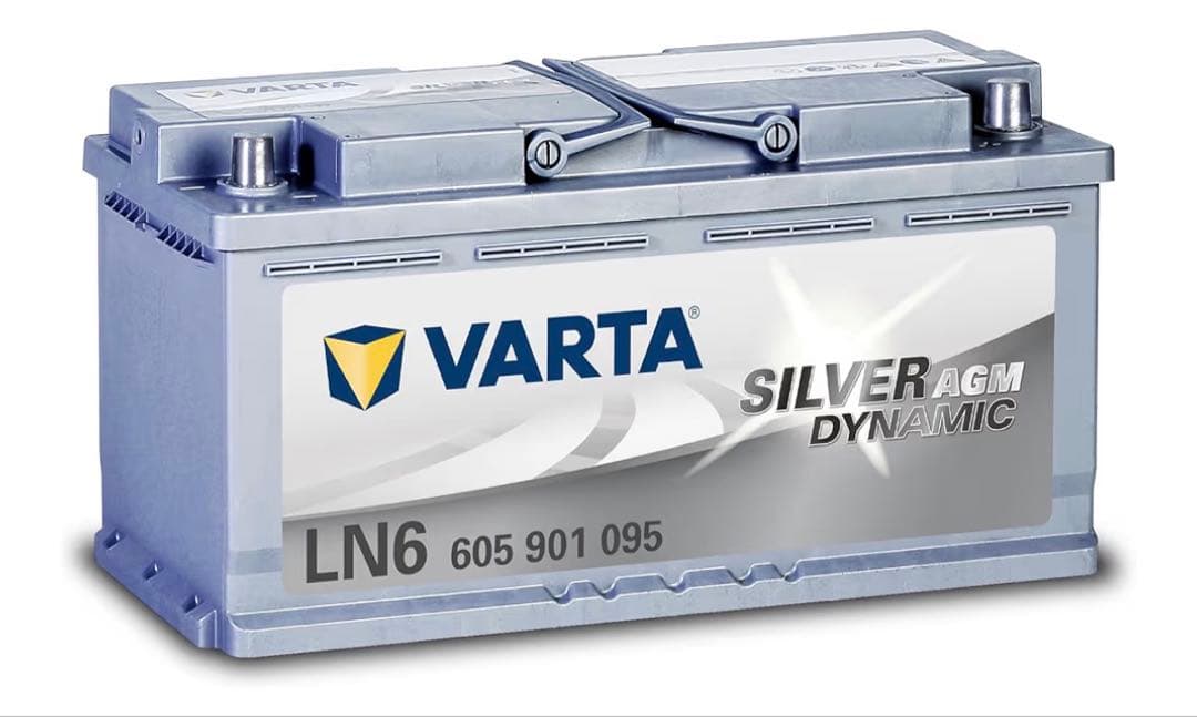 新品、未使用！　バルタ　Silver Dynamic AGM LN6 バッテリー VARTA バッテリー バルタ シルバー ダイナミック LN6 / AGM / H15