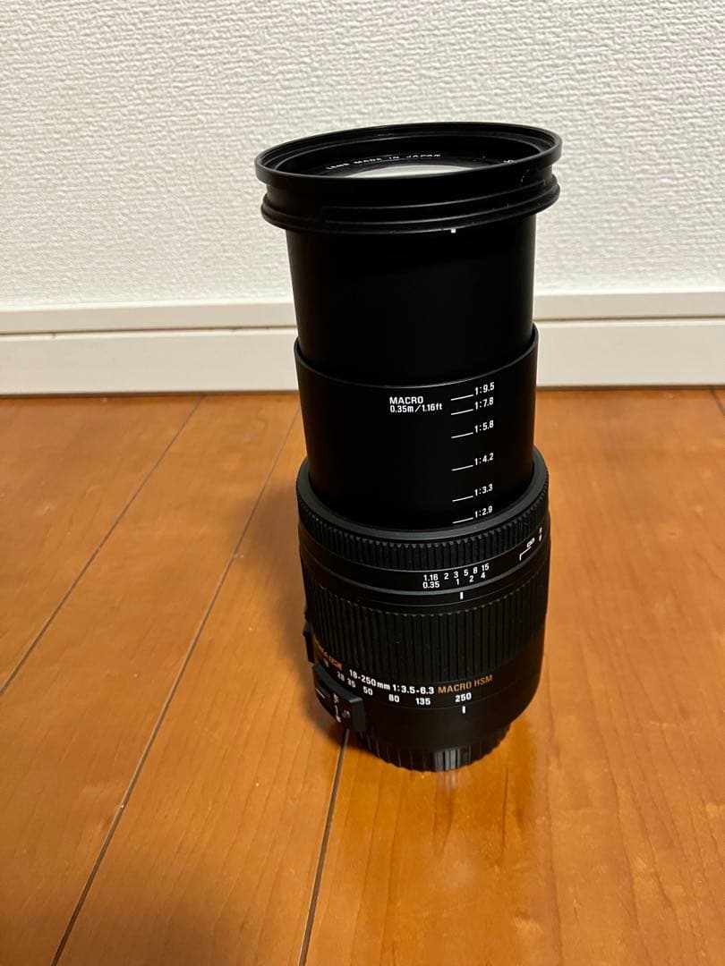 レンズ(ズーム) SIGMA 18-250mm f/3.5-6.3 DC MACRO OS HSM