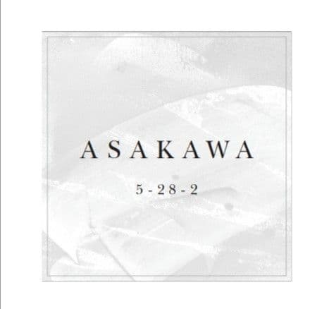 コンクリート・ペイント調アクリル表札＊透明4辺45度斜めカット