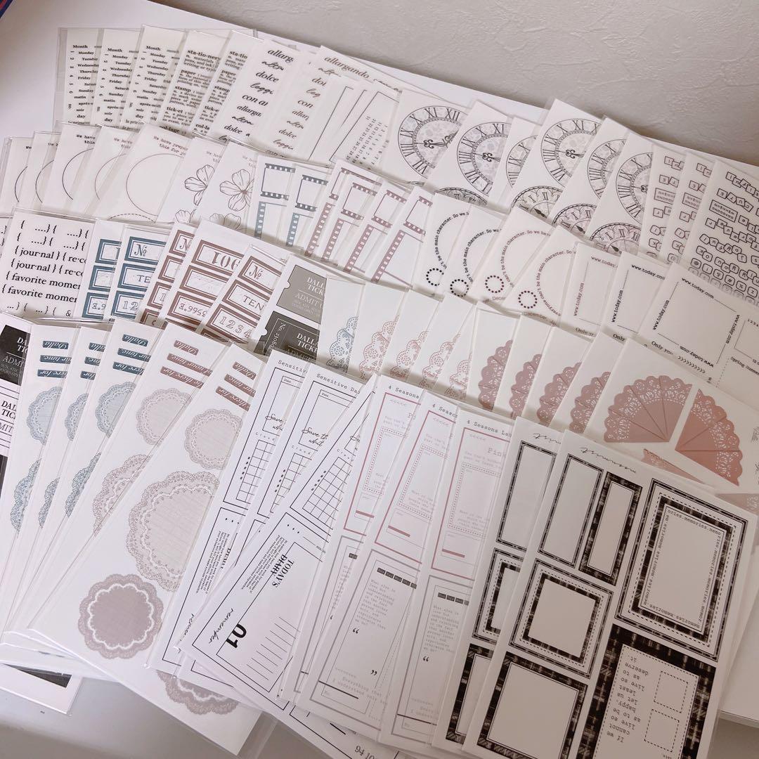 紙モノ コラージュ素材 人物ステッカー 海外作家 ggaggong まとめ売り