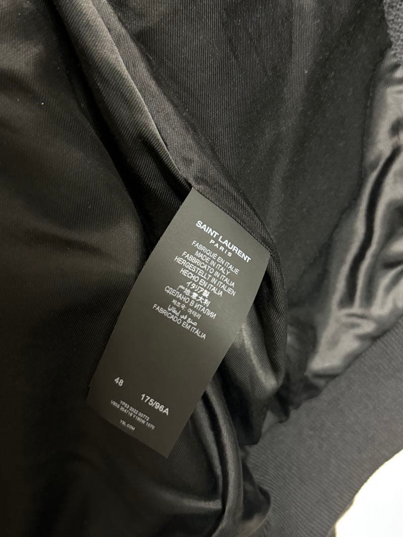 SAINT LAURENT サンローラン テディジャケット 48サイズ - メルカリ