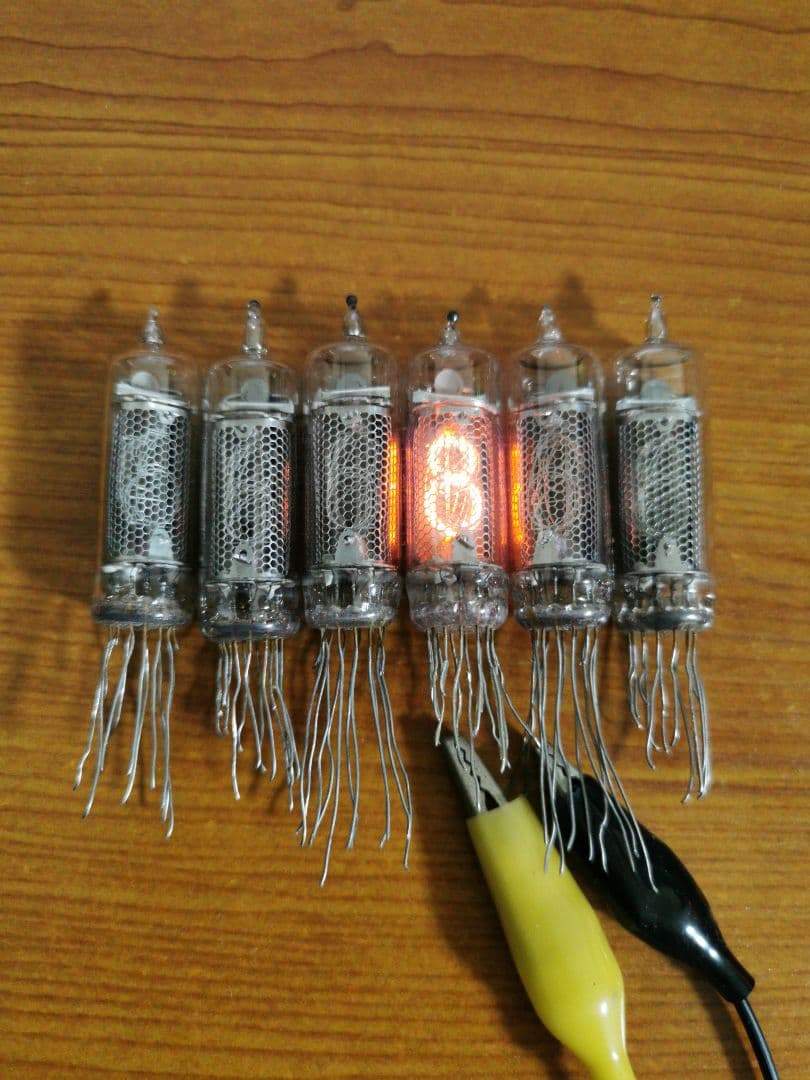 【6本セット】値下げ中！ ニキシー管 IN-16 動作確認済み Amazon.co.jp: IN-16 グローチューブウォッチ、ヴィンテージニキシー管