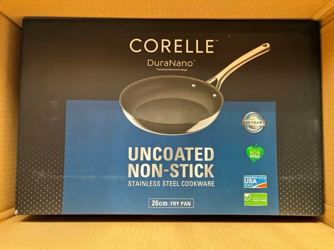 louise 　CORELLEフライパン20cm26cm 2点セット CORELLE（コレール） 豪華2大特典 フライパン 20cm ガス IH対応 食洗機