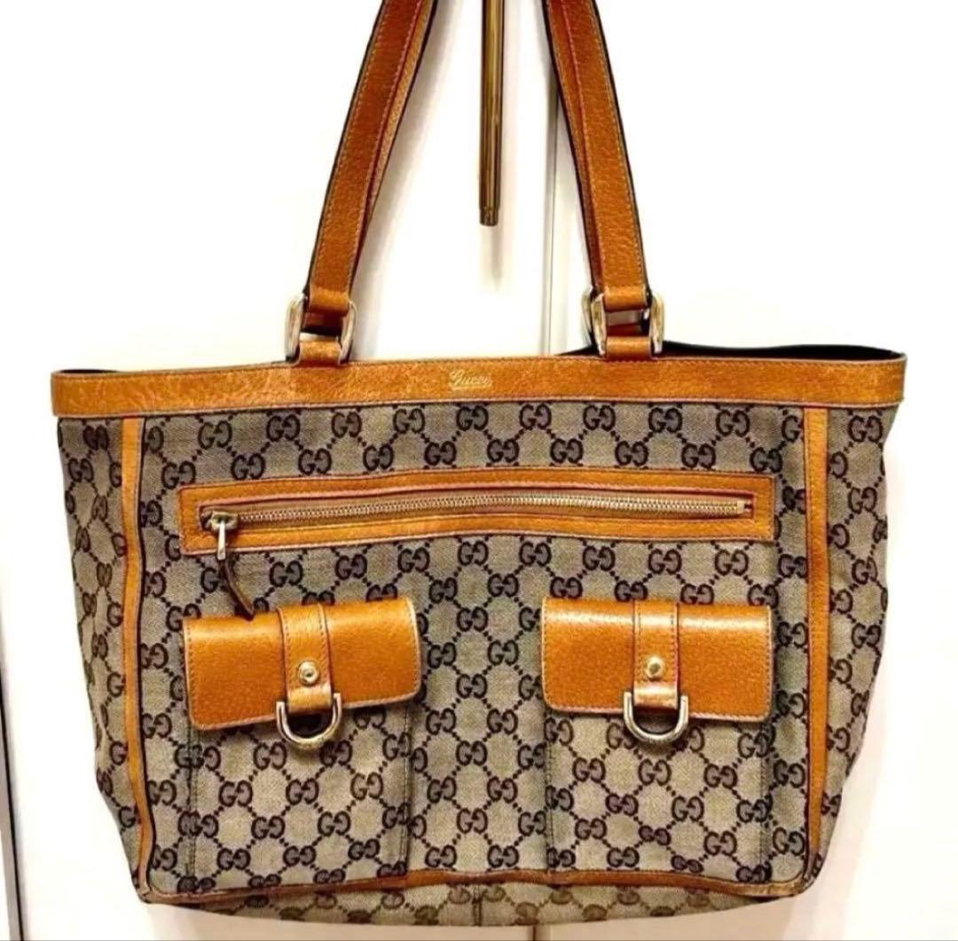 【保存袋付き】Gucci ロゴプリント ショルダーバッグ GUCCI（グッチ） 【並行輸入品】 ショルダーバッグ 【OPHIDIA】 598127