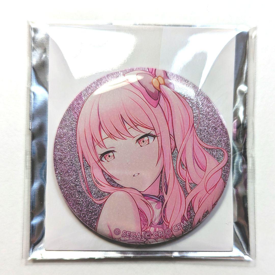 プロセカ 暁山瑞希 グリッター缶バッジ ディスタンス アイディスマイル