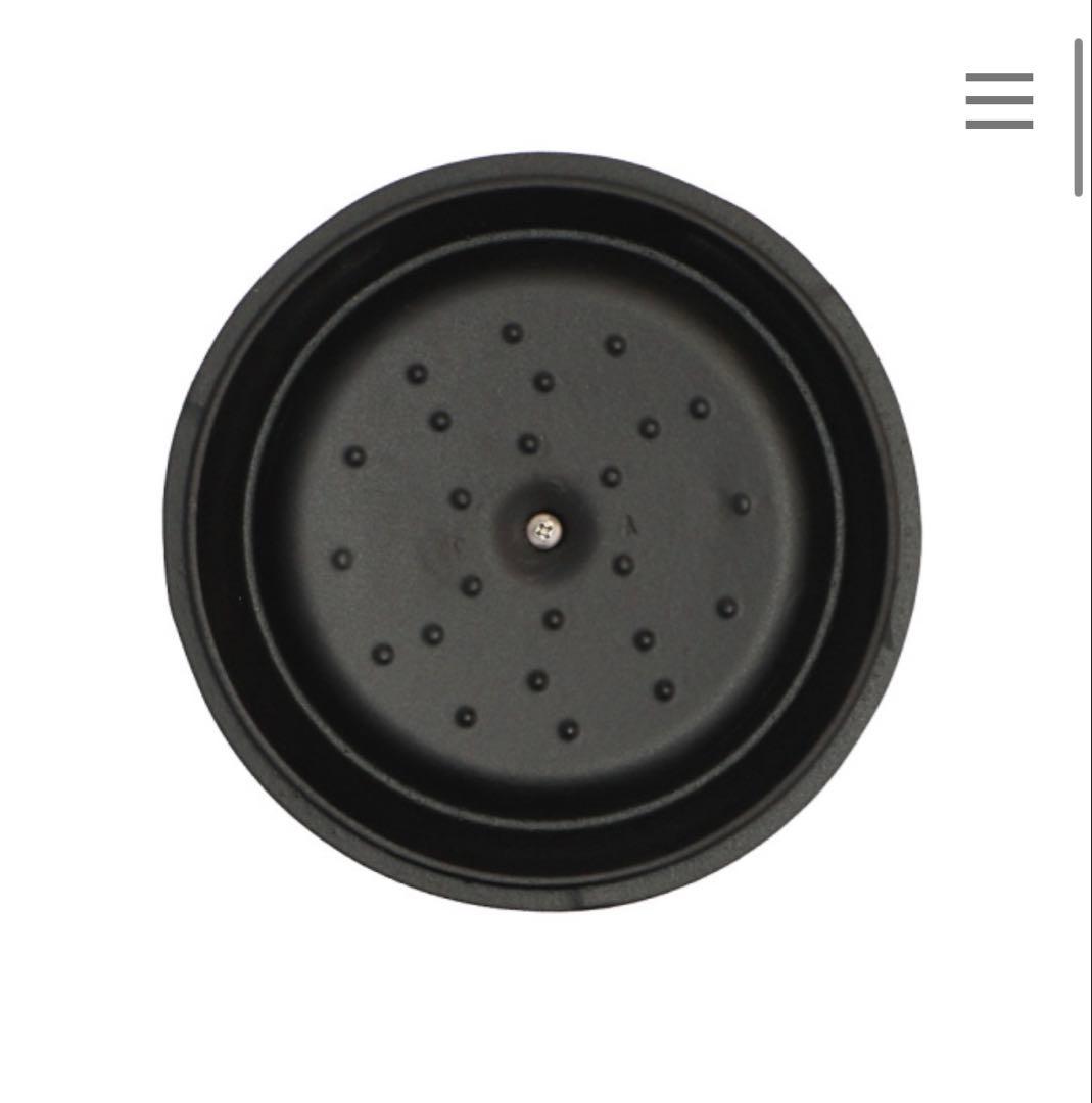 LAVA ラウンドキャセロール 20cmストウブstaubル・クルーゼ類似品