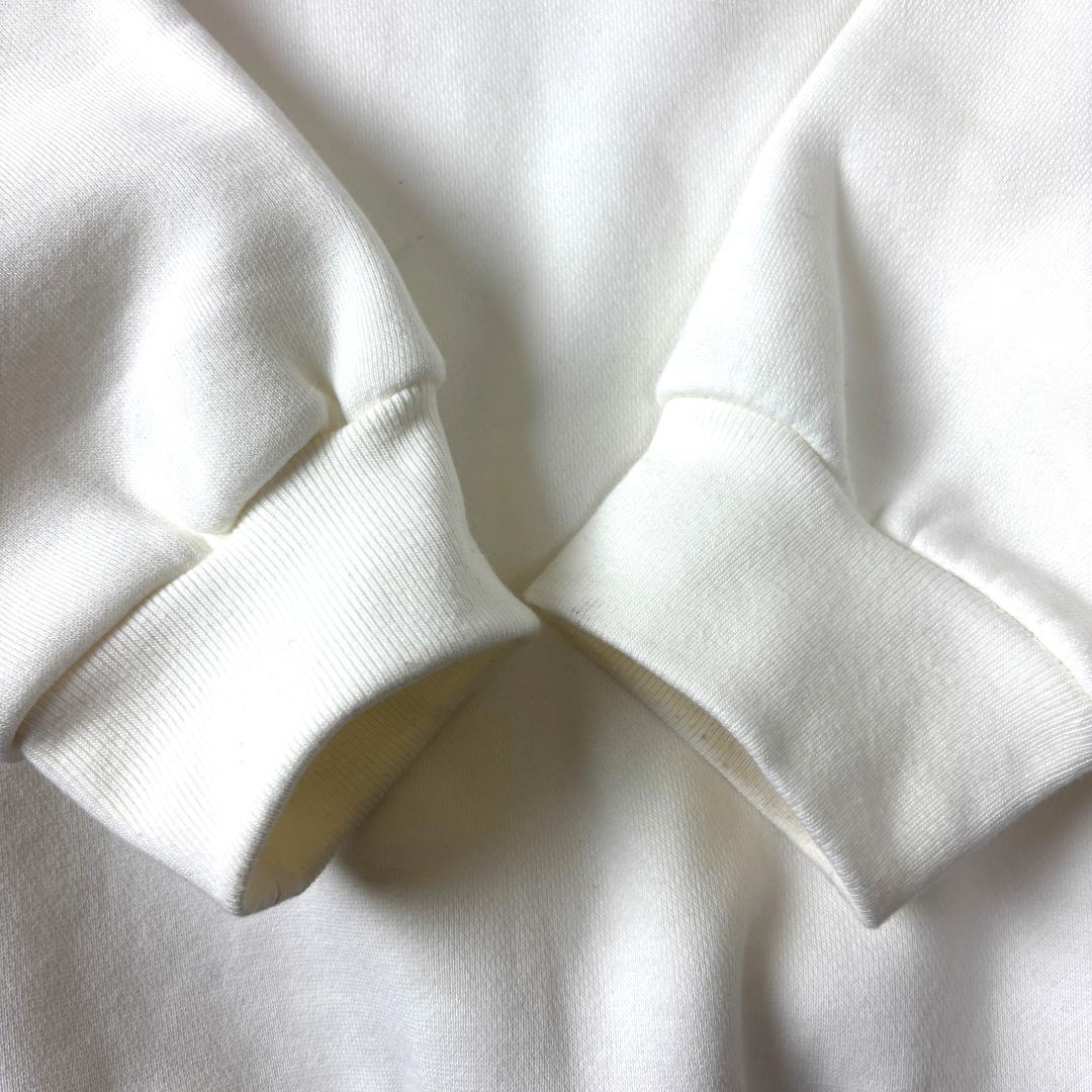 ダブルスタンダードクロージング F Dロゴ裏起毛プルオーバー 白 WEB