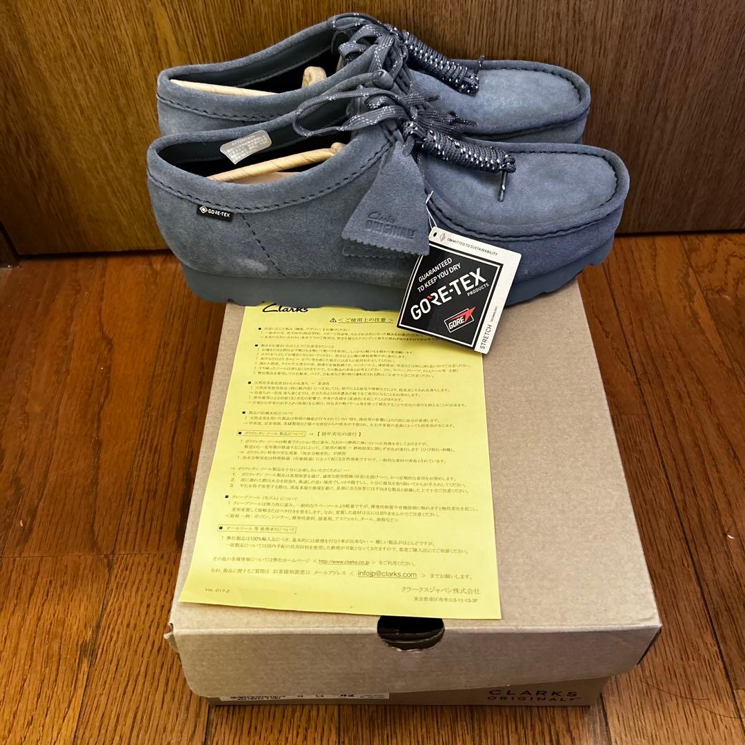 新品未使用】定価 34,100 クラークス ワラビー ゴアテックス グレー