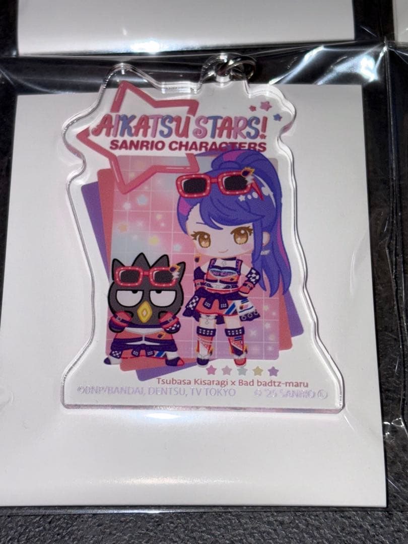 アイカツスターズ サンリオキャラクターズ 星型 ナスカン キーホルダー