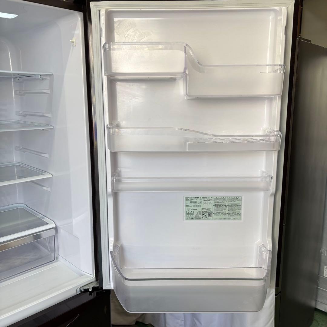 110⭕️冷蔵庫 日立 右開き 300-400ℓ 安い 中古 スリム 設置無料