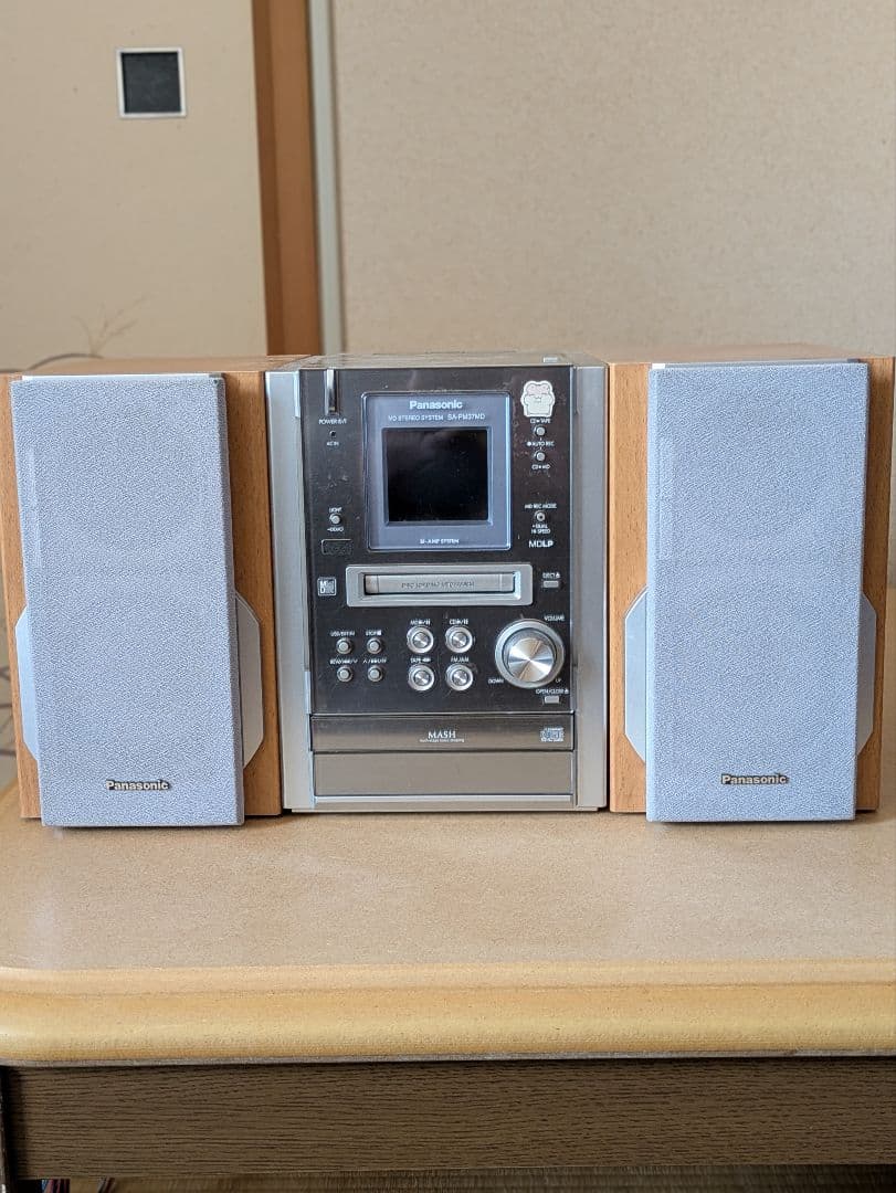 Panasonic MDステレオシステム SC-PM37MD（使用済み中古） - メルカリ