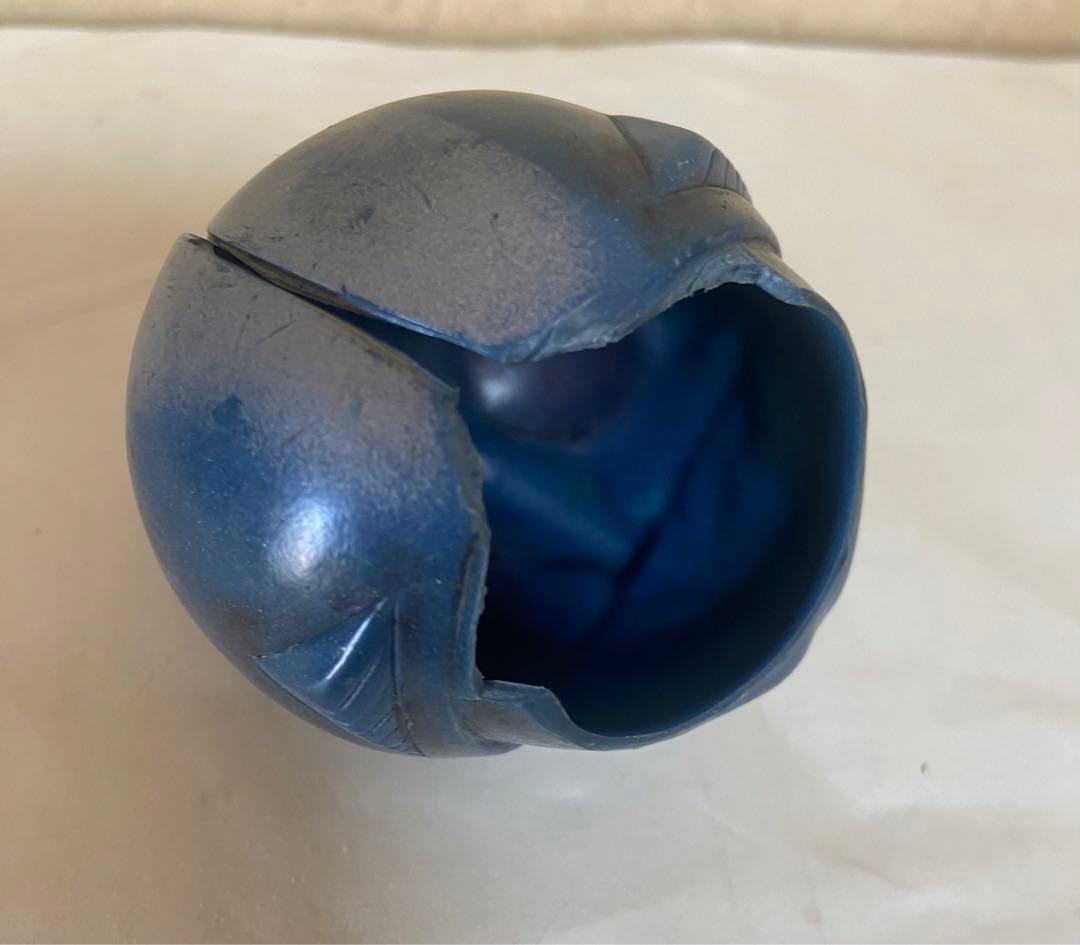 旧バンダイ仮面ライダーソフビ⭐︎希少1本線.青マスク - メルカリ