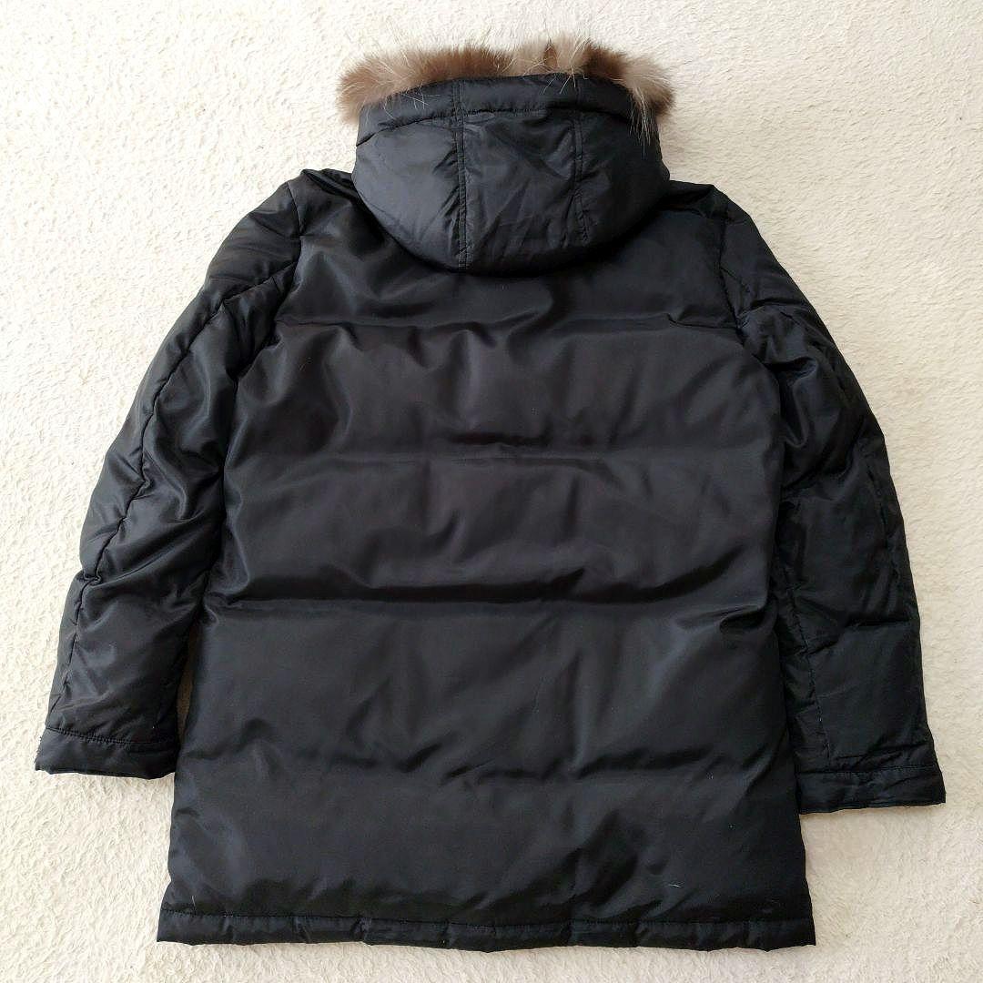 美品】バーバリーブラックレーベル ホワイトグースダウン フォックス