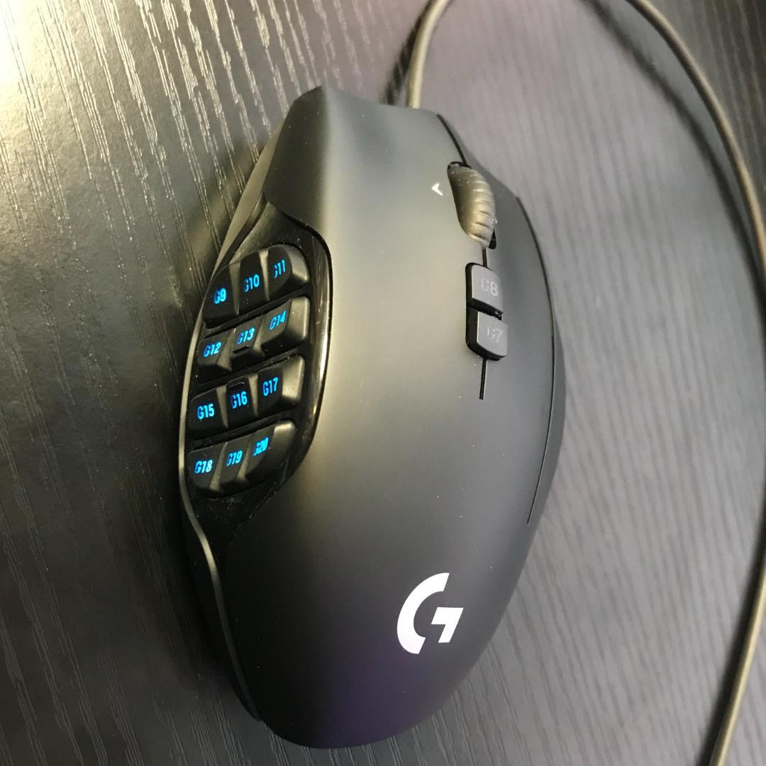 Logicool G ゲーミングマウス G600t 有線（中古品） ロジクール ゲーミングマウス [レーザー /有線 /20ボタン /USB