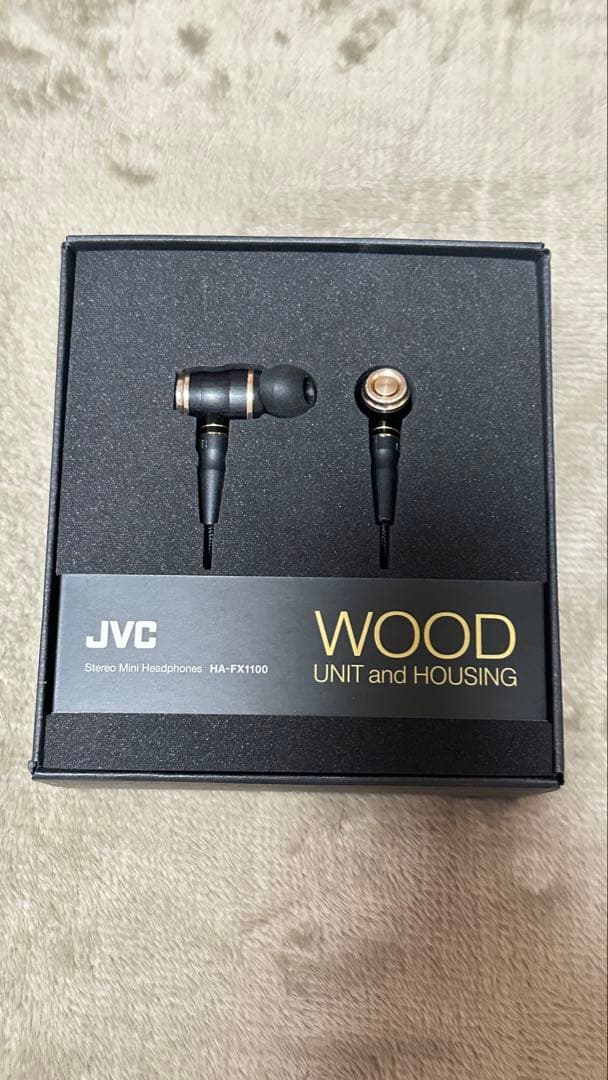 JVC HA-FX1100 有線イヤホン ウッド素材JVC HA-FX1100 有線イヤホン