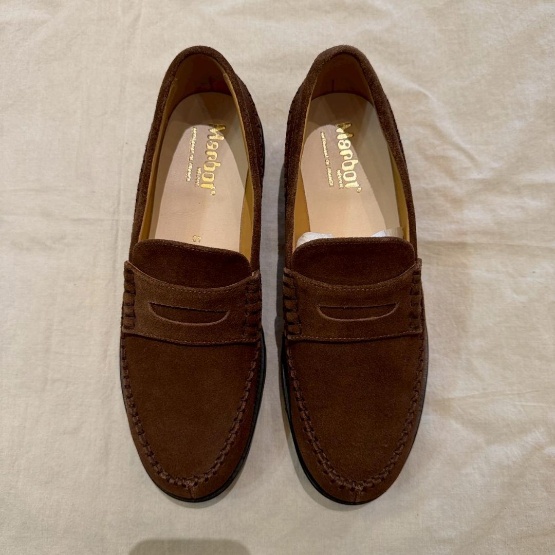 25aw 新品 MARBOT マルボー スウェード ローファー 40 - メルカリ
