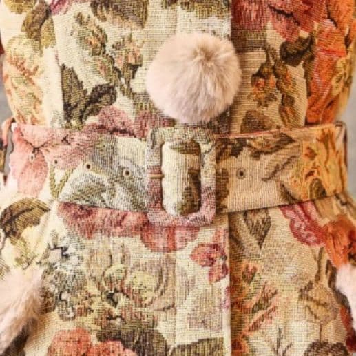 しまむら くる実 ノエルドメモワール ゴブランコート ベージュ S