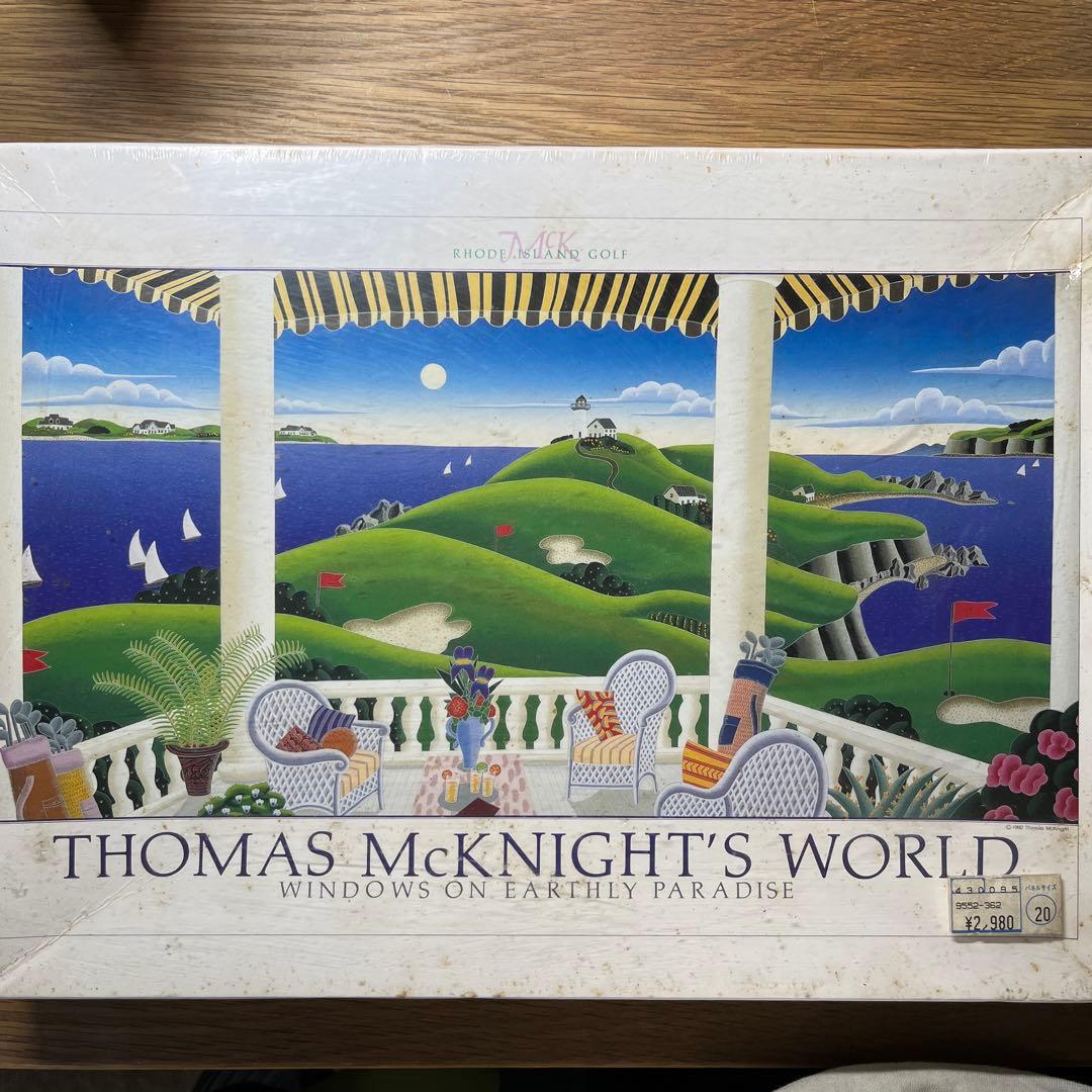 【未使用未開封】トーマス・マックナイト　ゴルフコース 1000ピース　 パズル 希少 未開封】トーマス マックナイト ゴルフ ジグソーパズル 1000