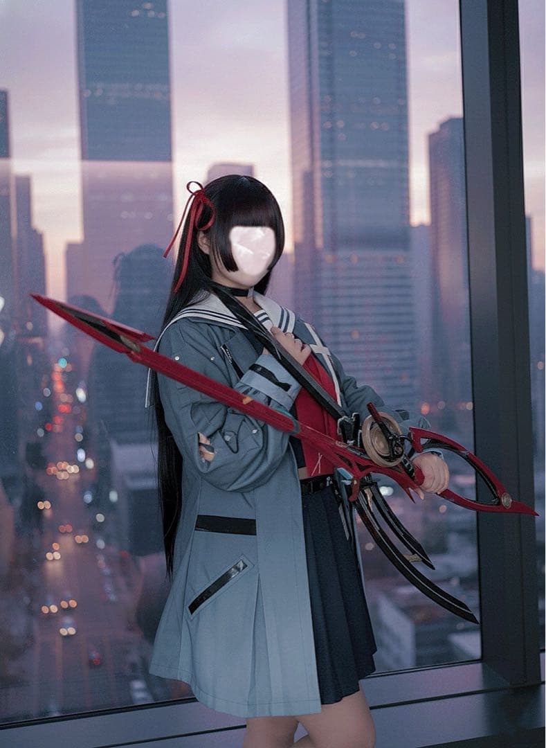 コスプレ 鳴潮 朽葉千咲 衣装＋ウィッグ - メルカリ