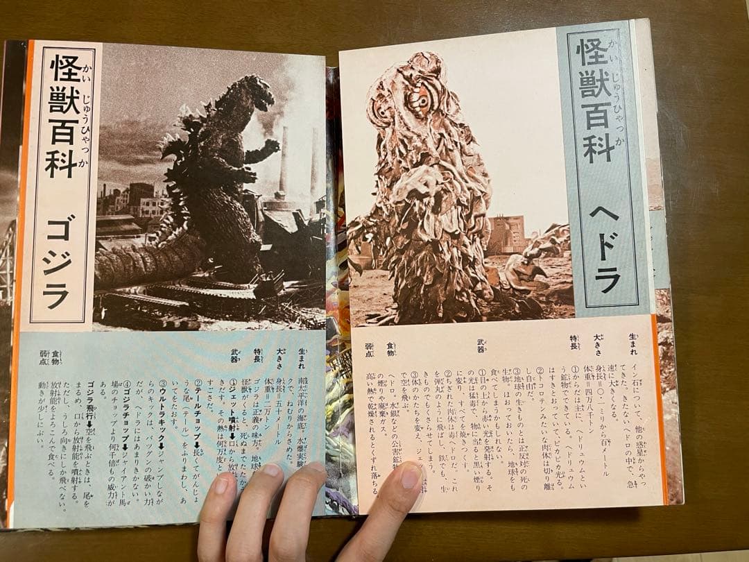 怪獣画報ゴジラ対ヘドラ 朝日ソノラマ怪獣決定版 （ソノシート無し