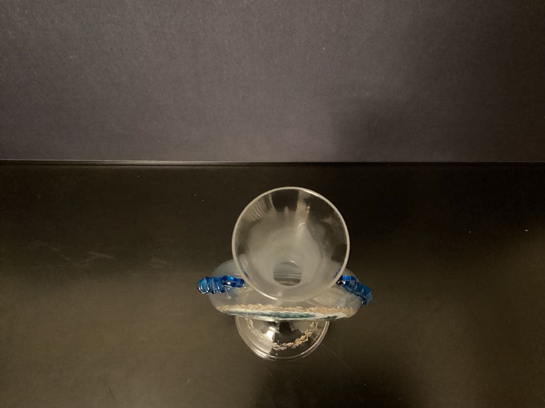 ベネチアンガラスムラーノガラス イタリア ガラス デキャンタ 13×H27cm