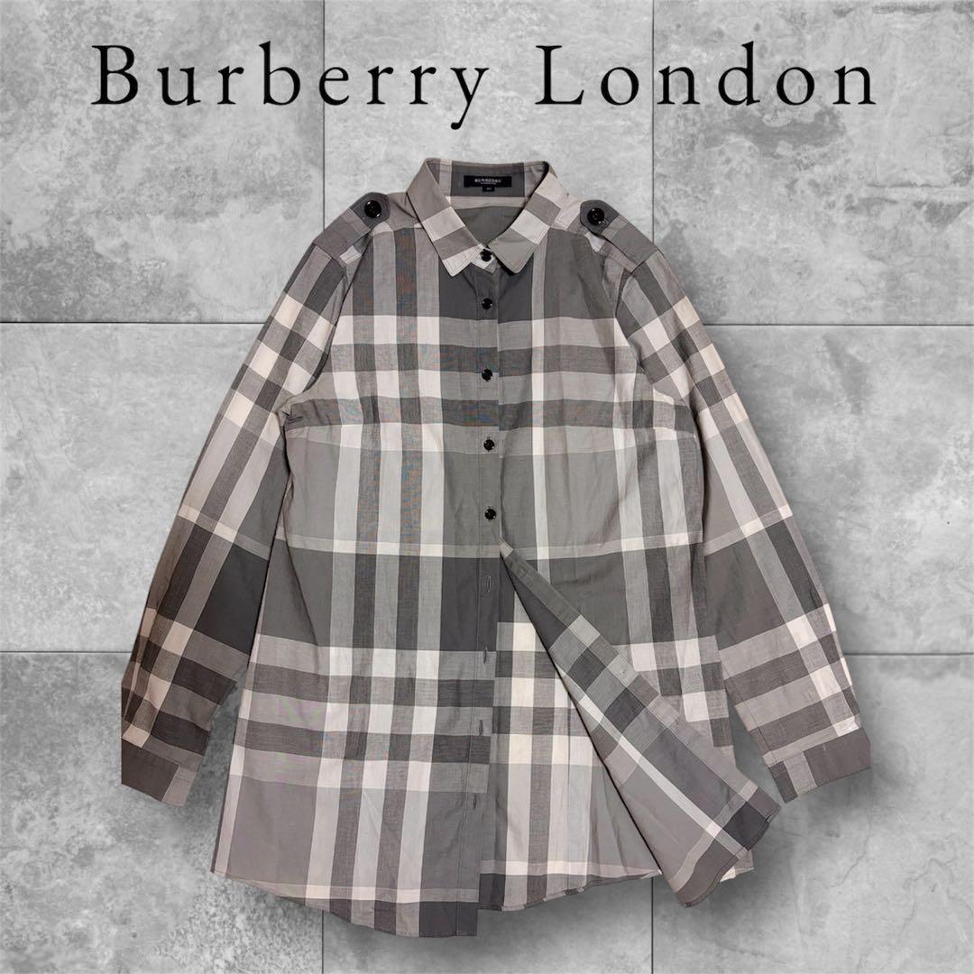 BURBERRY バーバリーロンドン メガチェック ノバチェック 長袖 シャツ