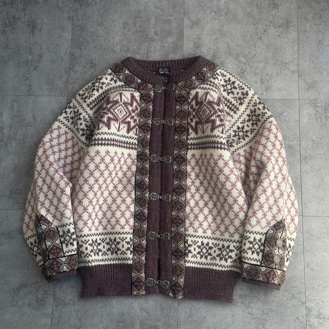 80s】 DALE of NORWAY チロリアンカーディガン - メルカリ