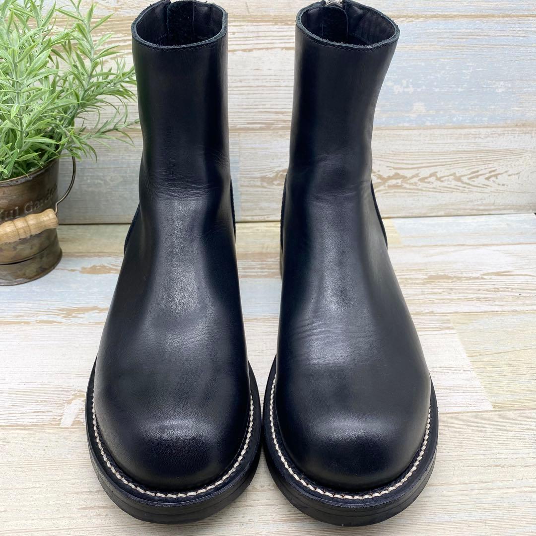 極美品 KADOYA カドヤ ブーツ elefantas レザー ブラック 25 - メルカリ