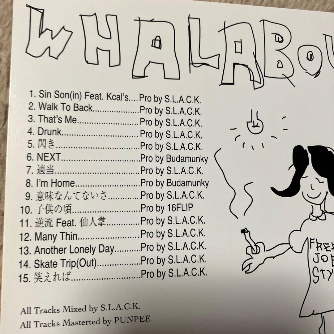 特典DVD付】S.L.A.C.K. WHALABOUT CD スラック - メルカリ
