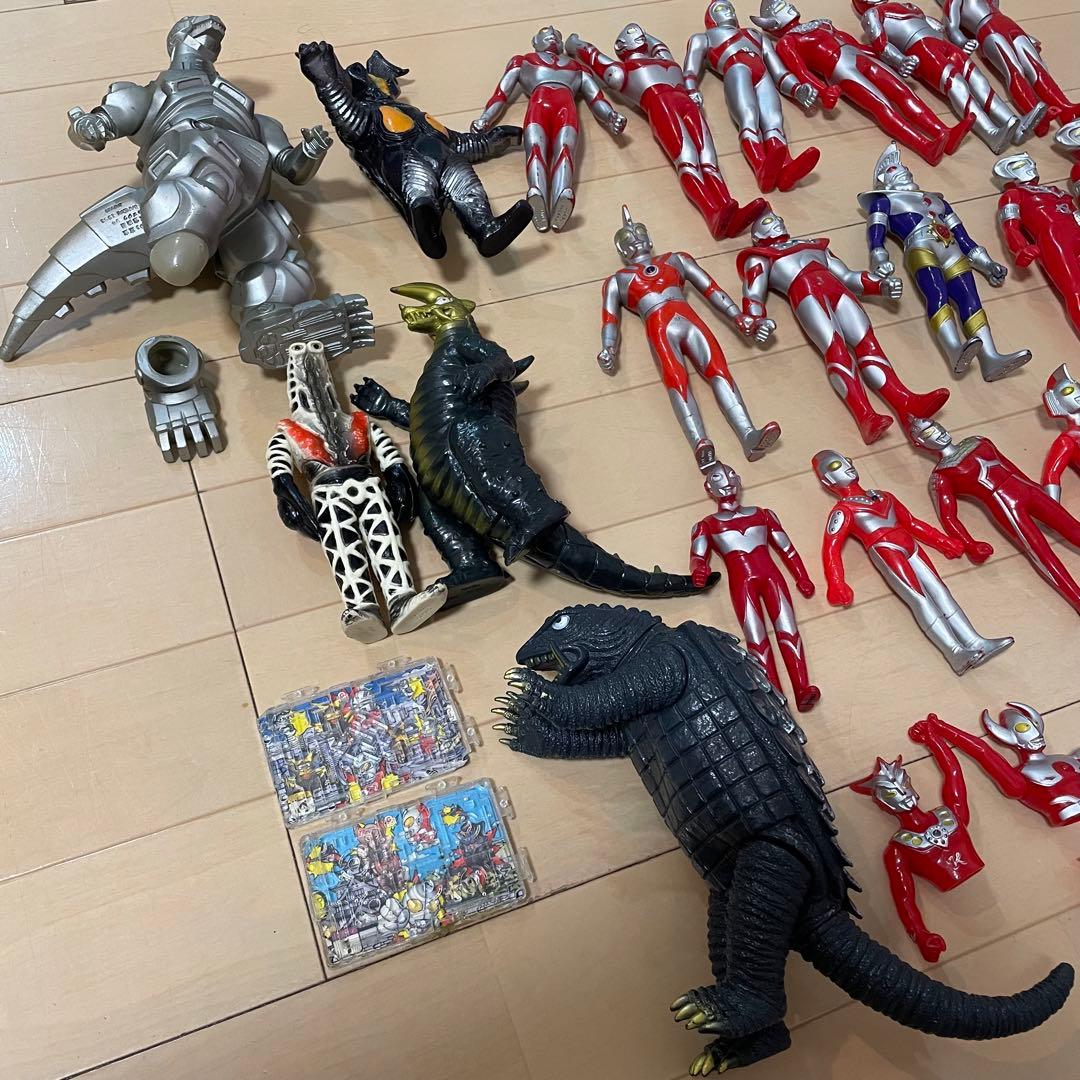 ウルトラマン ゴジラ レア レトログッズまとめ売り ソフビ Ultraman